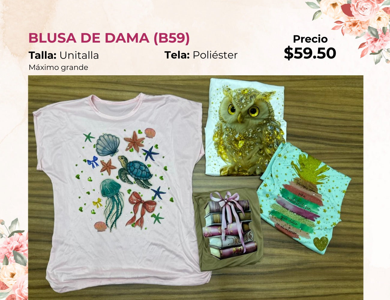 BLUSA DAMA EXTRA (B59)