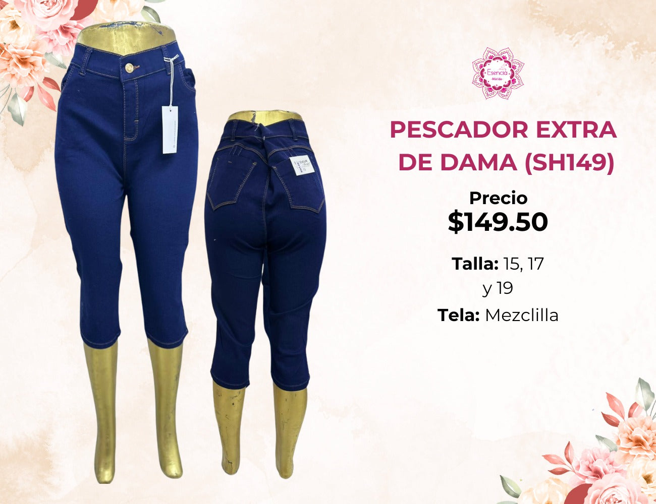 PESCADOR EXTRA PARA DAMA (SH149)
