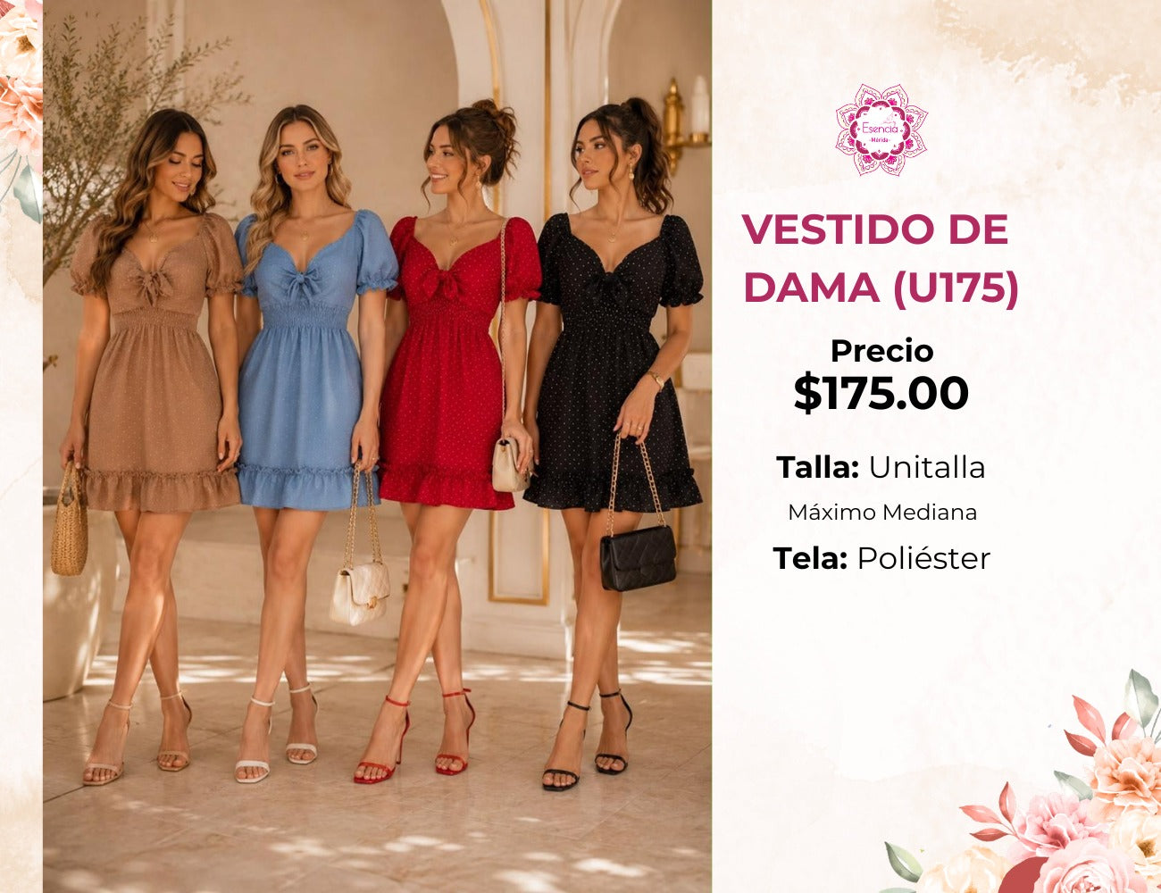 VESTIDO DE DAMA (U175)
