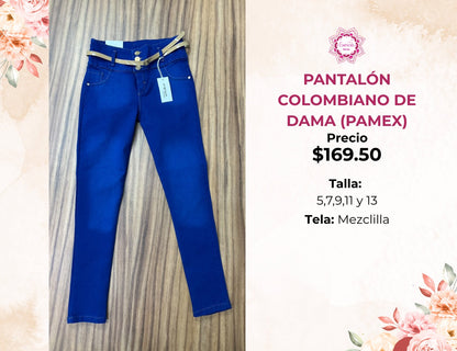 PANTALONES DE MEZCLILLA PARA DAMA (PAMEX)