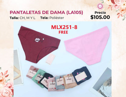 PANTALETAS PARA DAMA (LA105)