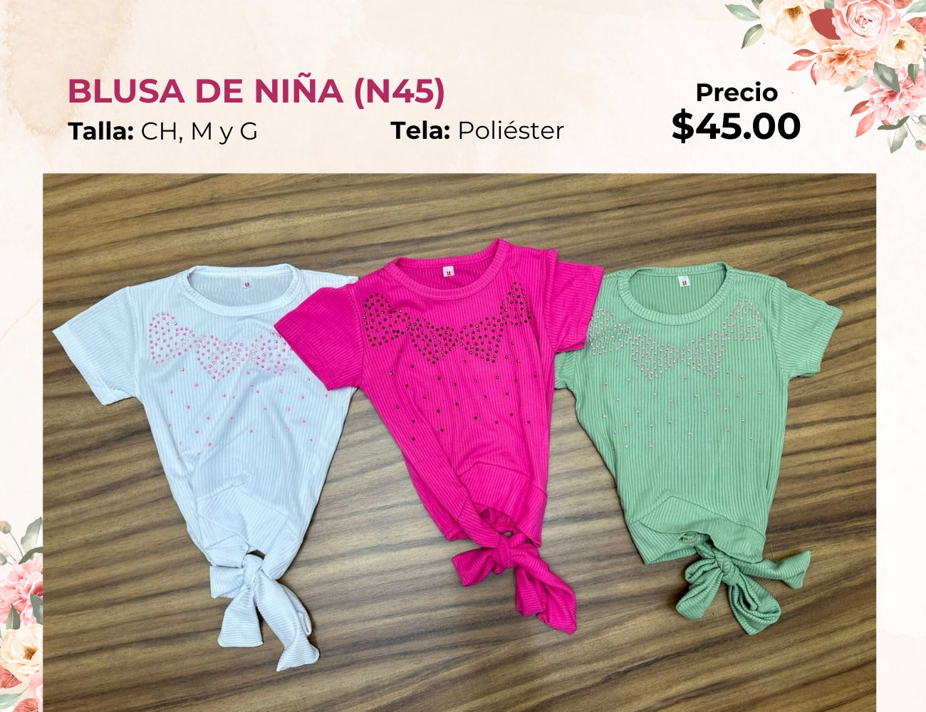 BLUSAS DE NIÑA (N45)