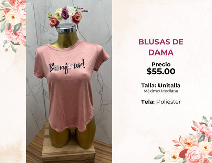 BLUSA MANGA CORTA (B55)