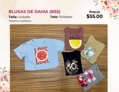 BLUSA MANGA CORTA (B55)