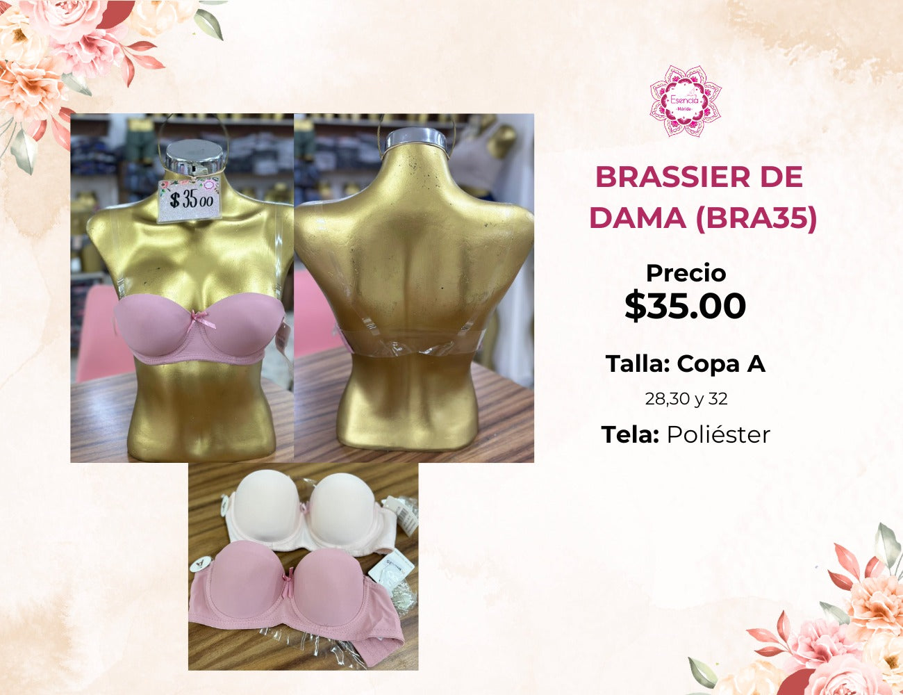 BRASIER DE DAMA COPA A (BRA35)