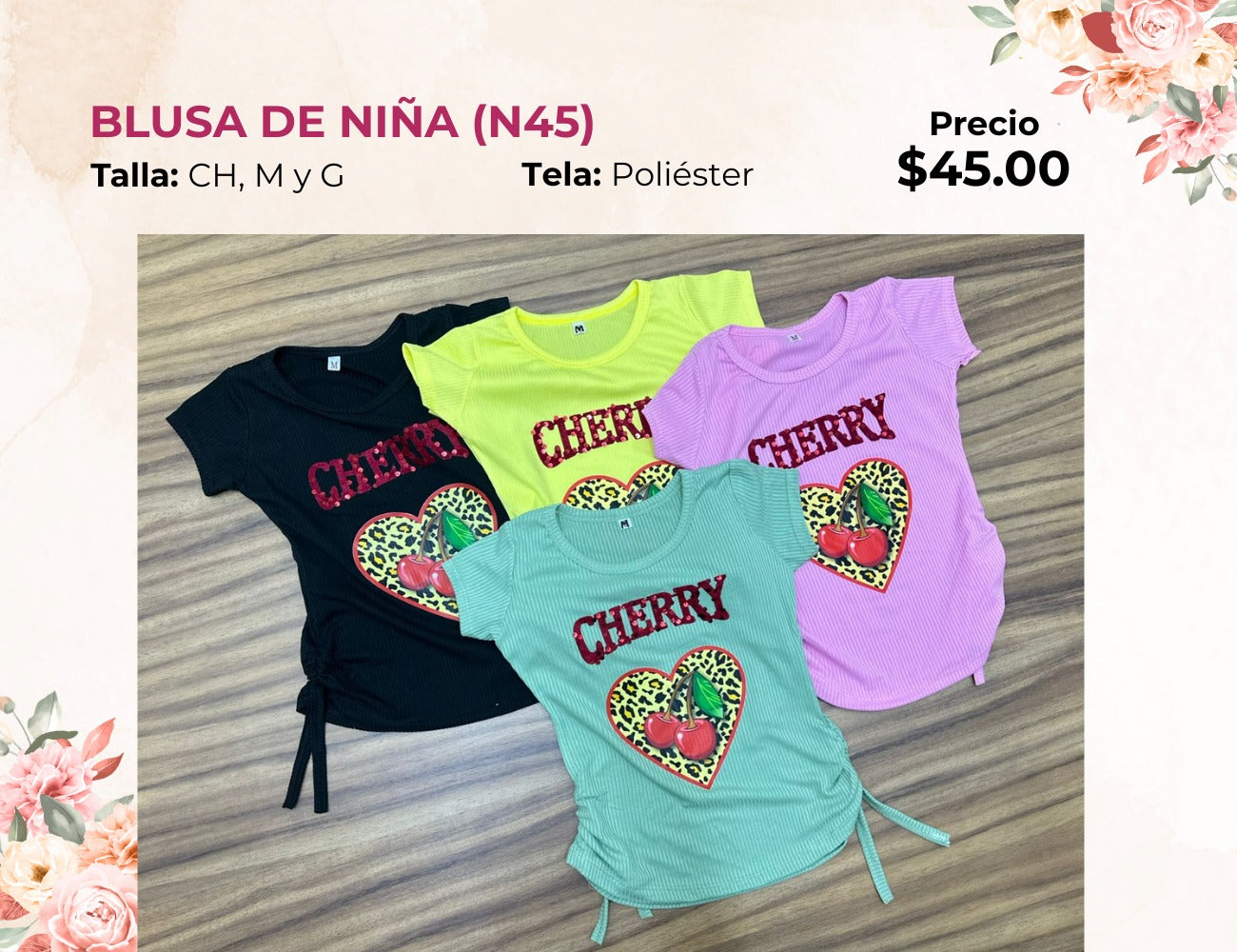 BLUSAS DE NIÑA (N45)