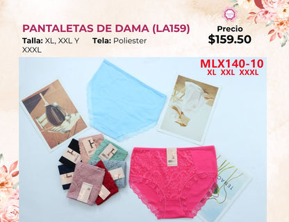 PANTALETAS EXTRA DE DAMA (LA159)