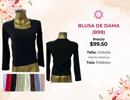 BLUSAS MANGA LARGA PARA DAMA (B99)