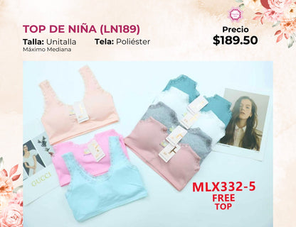 TOPS DE NIÑA (LN189)