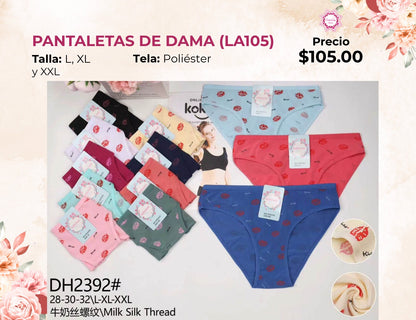 PANTALETA DE DAMA LISA (LA105)