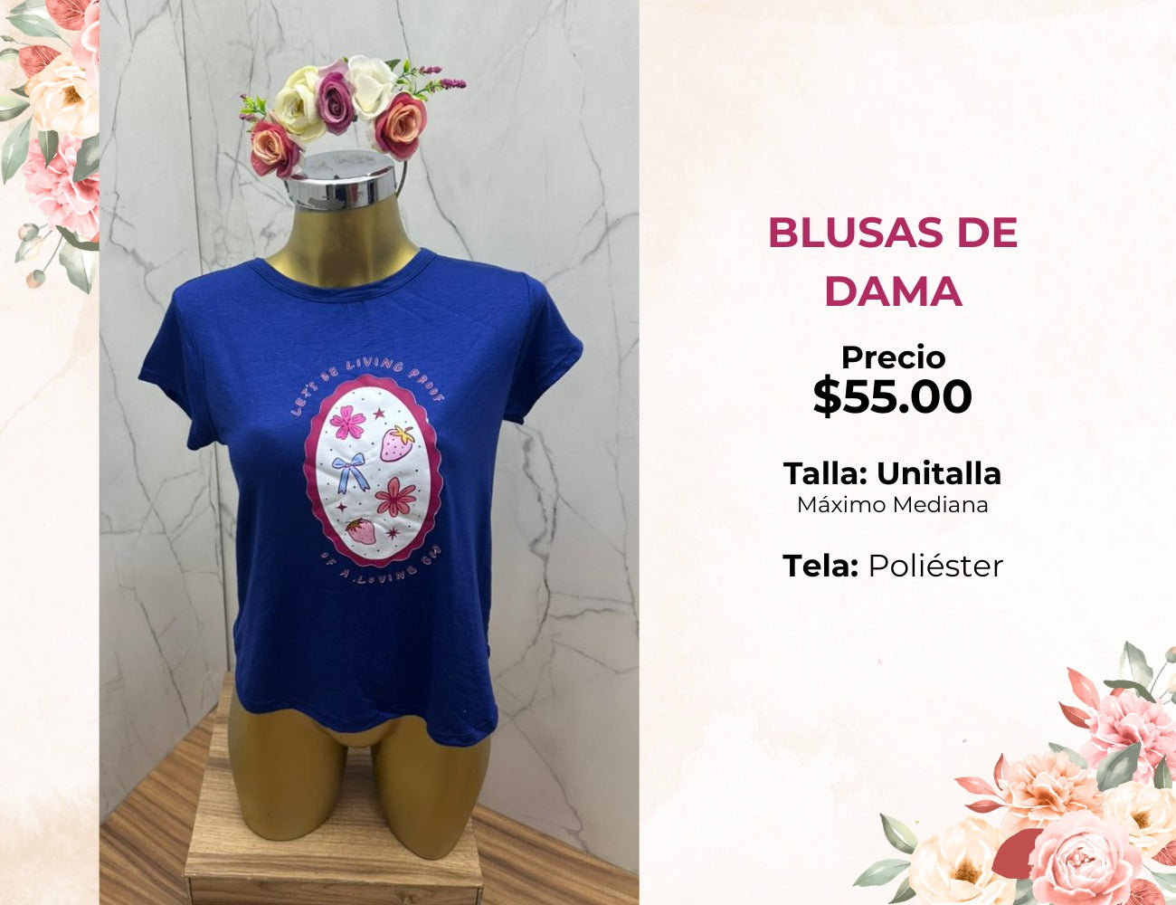 BLUSA MANGA CORTA (B55)