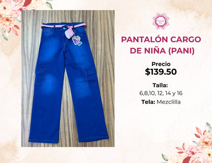 PANTALON DE NIÑA DE MEZCLILLA (PANI)