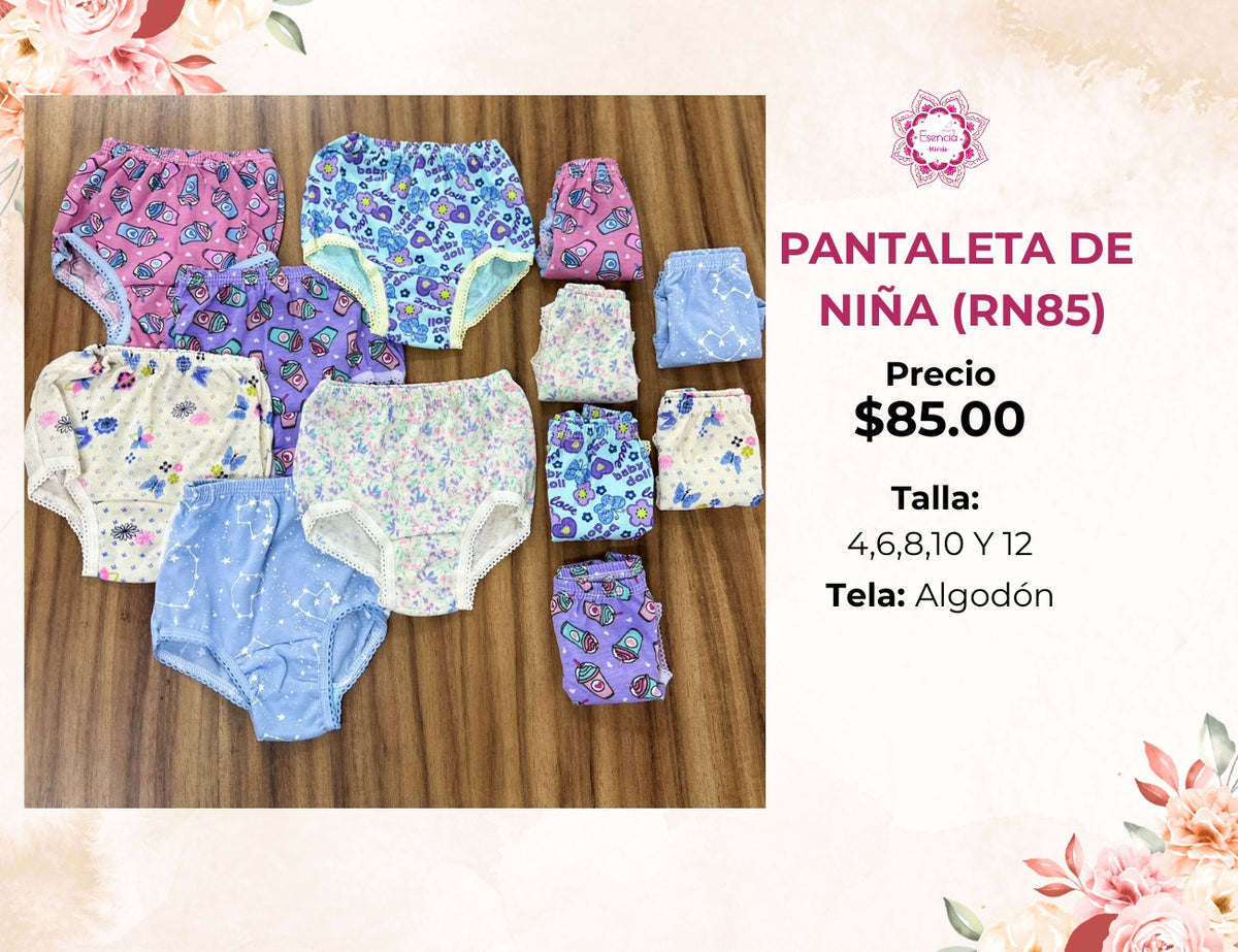PANTALETA DE NIÑA (RN85)