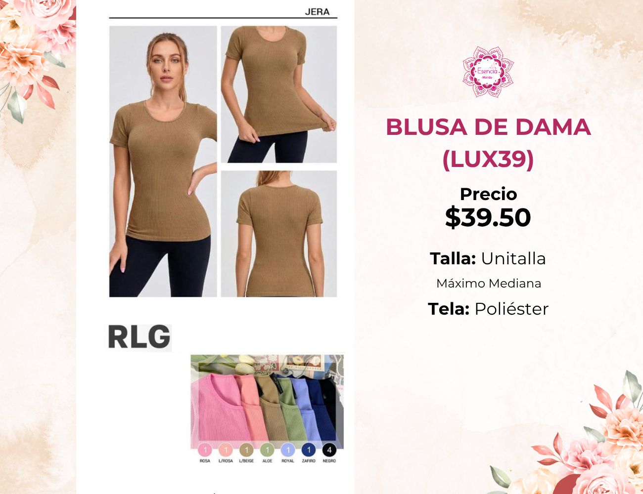 BLUSAS DE DAMA (LUX39)