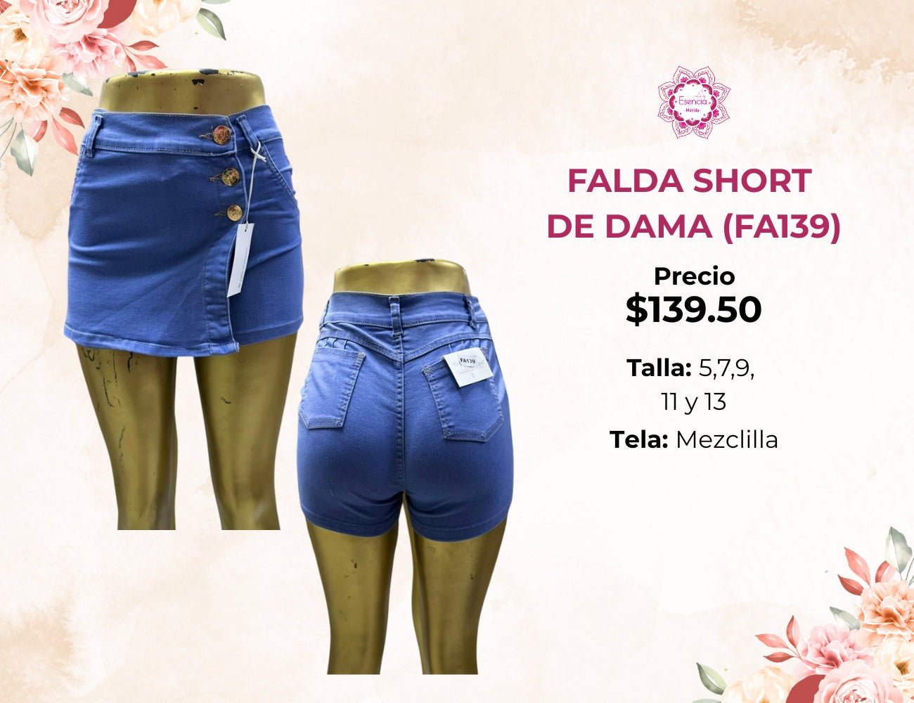 FALDA DE DAMA (FA139)