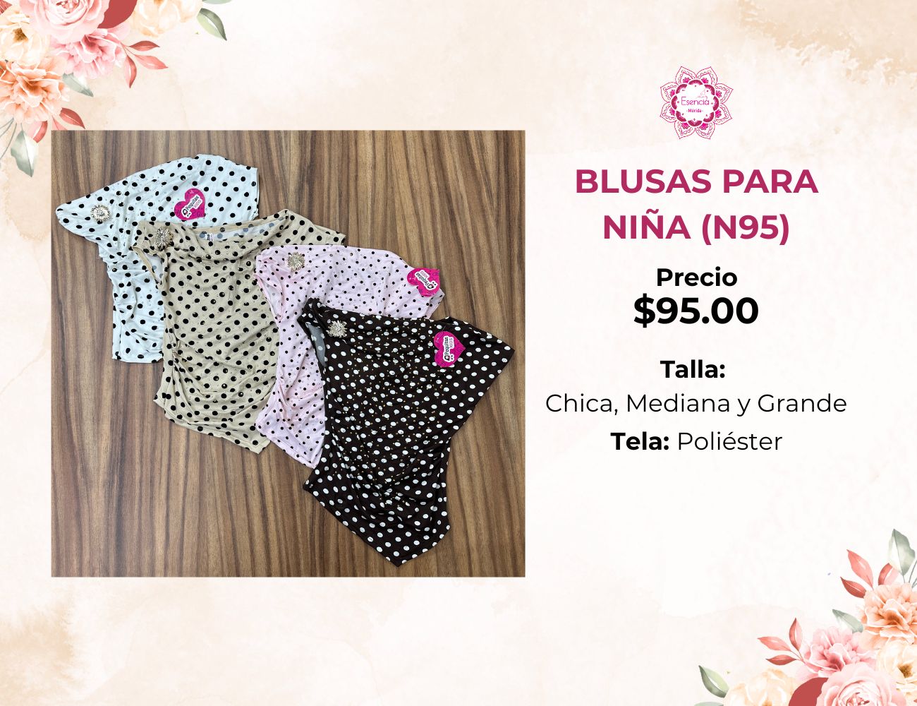 BLUSAS DE NIÑA (N95)