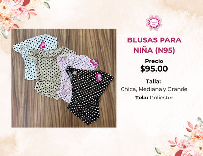 BLUSAS DE NIÑA (N95)