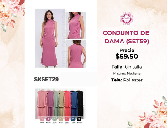 SET DE VESTIR PARA DAMA (SET59)