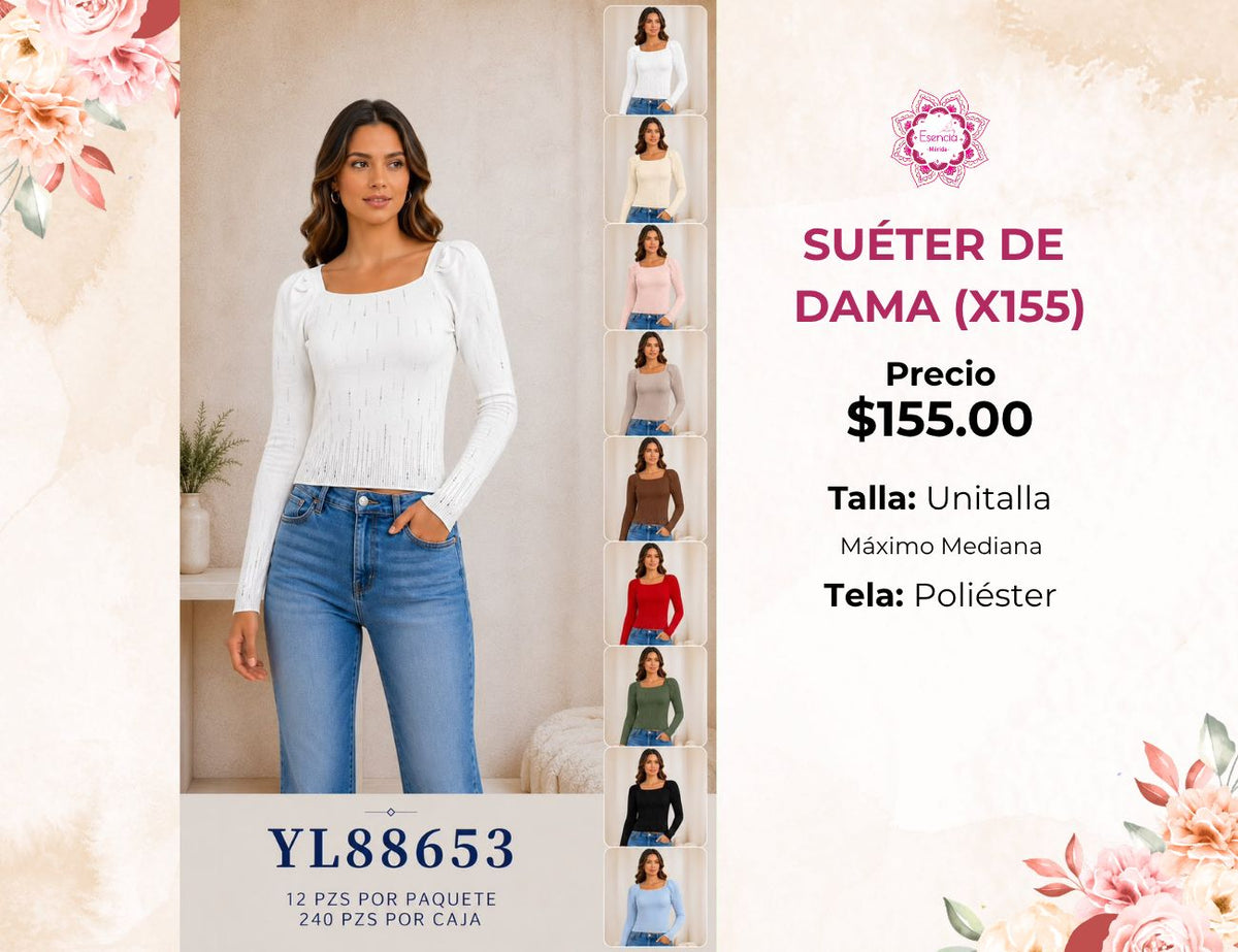 SUÉTERES DE DAMA (X155)