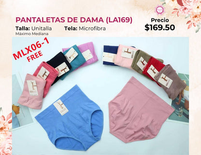 PANTALETAS DE MICROFIBRA (LA169)