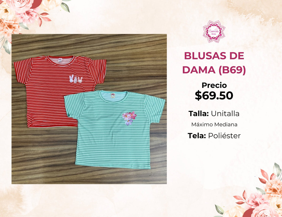 BLUSAS DE DAMA (B69)