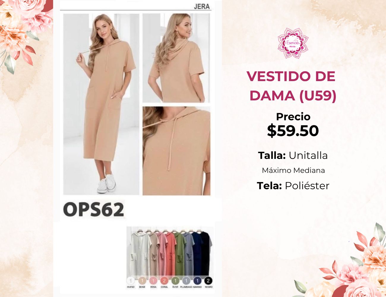 VESTIDO DE DAMA (U59)