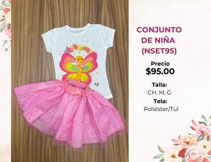 CONJUNTO DE NIÑA CON TUTÚ (NSET95)