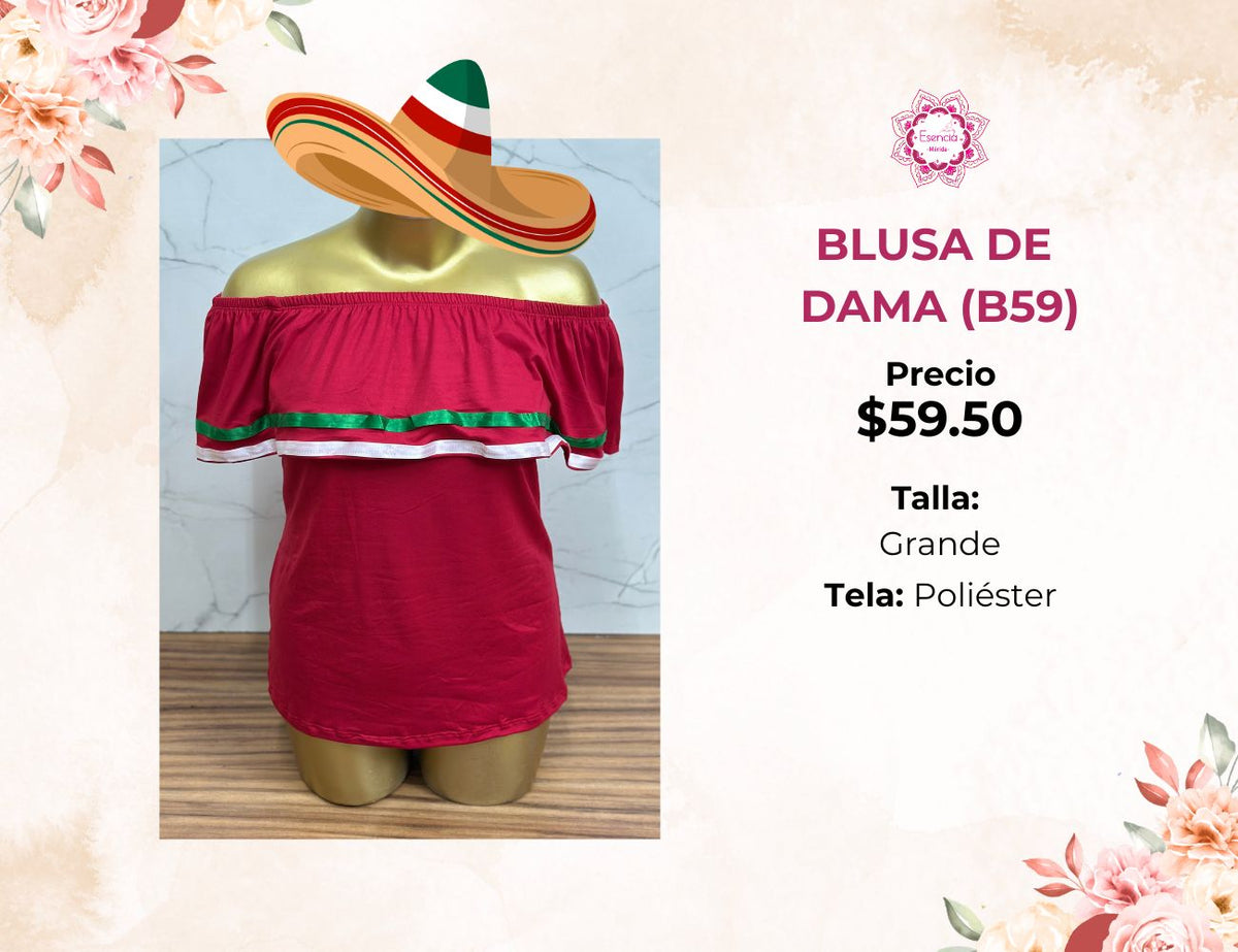BLUSA DAMA EXTRA (B59)