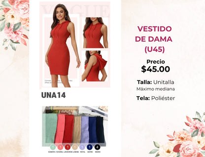 VESTIDO DE DAMA (U45)