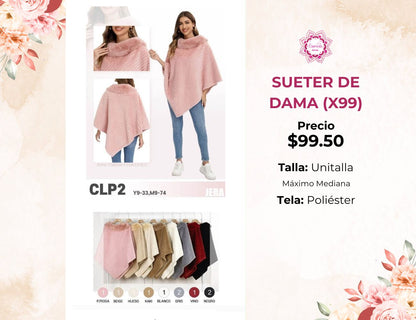 SUÉTER DE DAMA (X99)