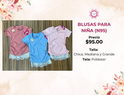 BLUSAS DE NIÑA (N95)