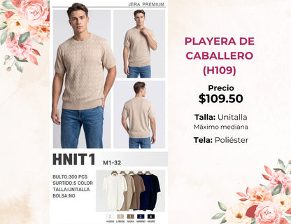 PLAYERAS DE CABALLERO (H109)