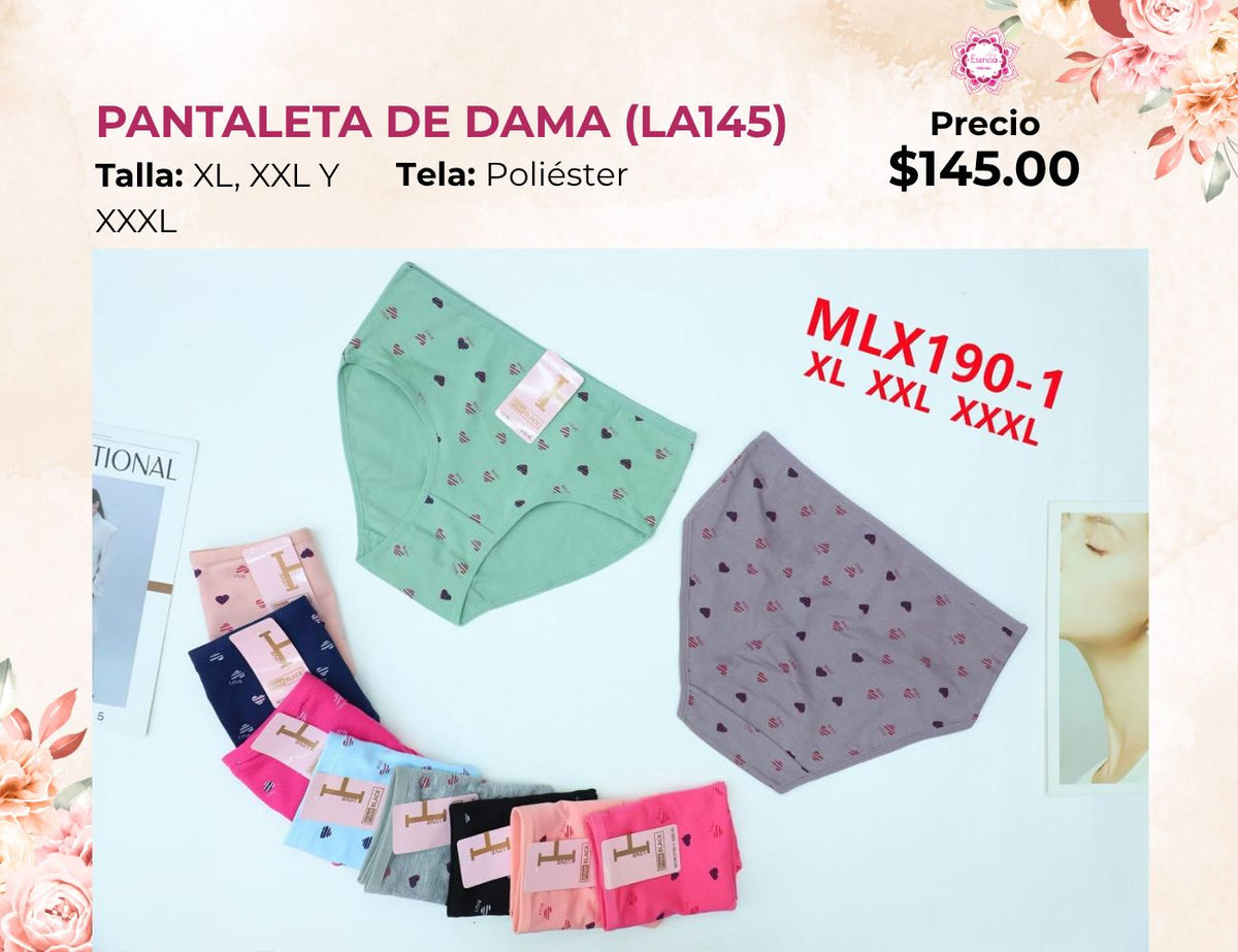 PANTALETA DE DAMA EXTRA (LA145)