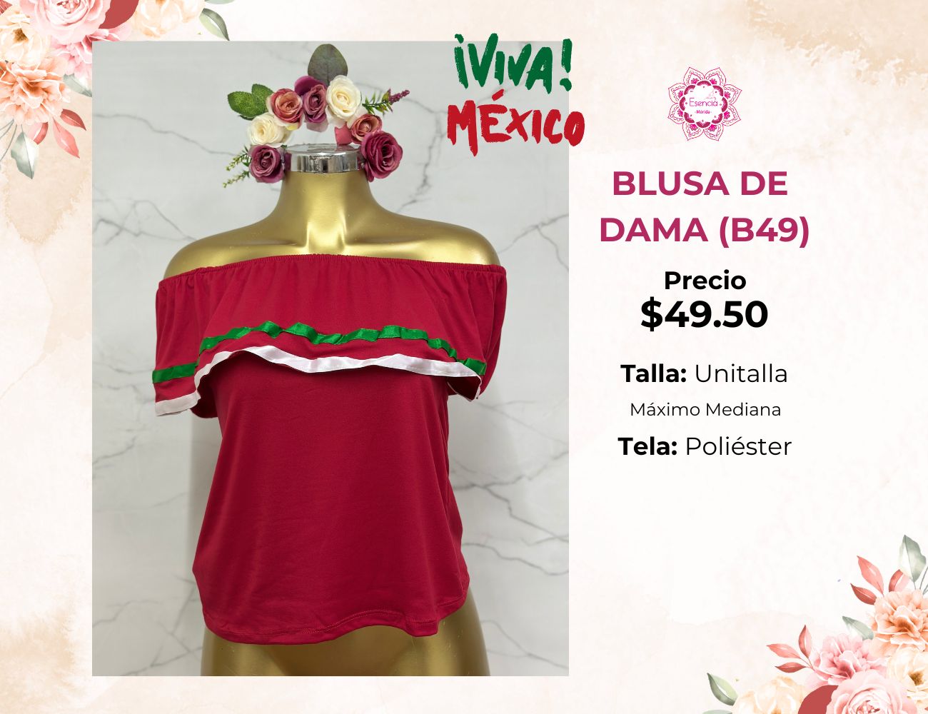 BLUSAS MEXICANAS (B49)