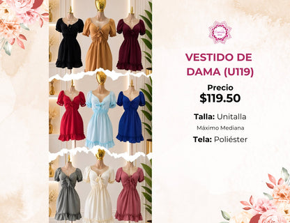 VESTIDO DE DAMA (U119)