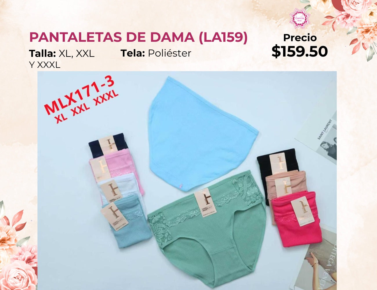 PANTALETAS DE DAMA (LA159)