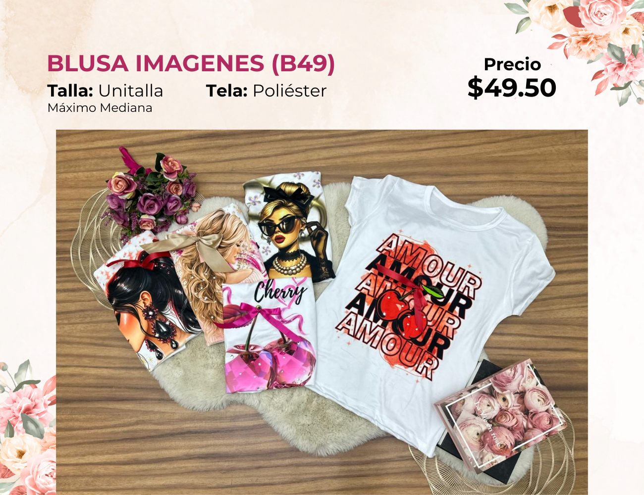 BLUSA BLANCA IMAGENES (B49)