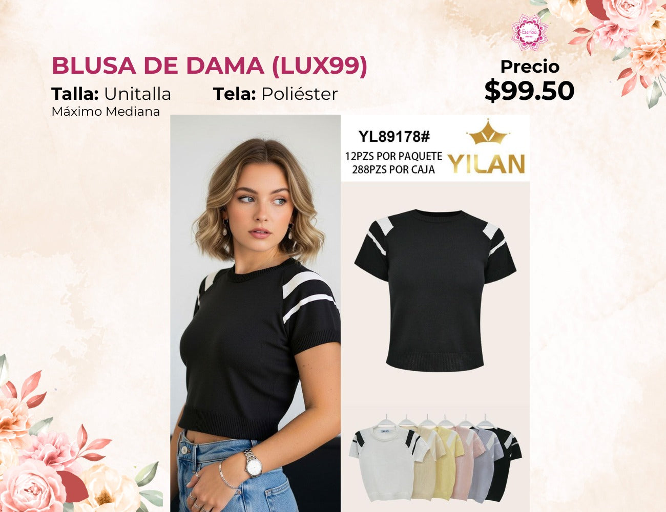 BLUSAS DE DAMA PREMIUM (LUX99)