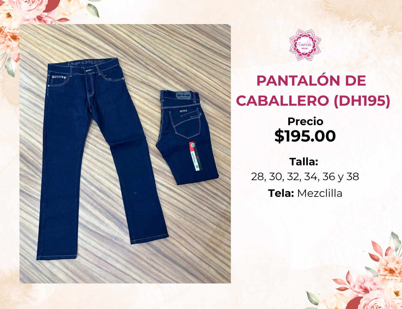 PANTALÓN DE CABALLERO (DH195)