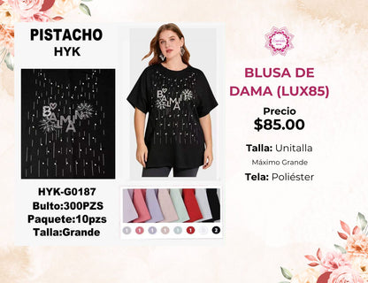 BLUSA DE DAMA (LUX85)