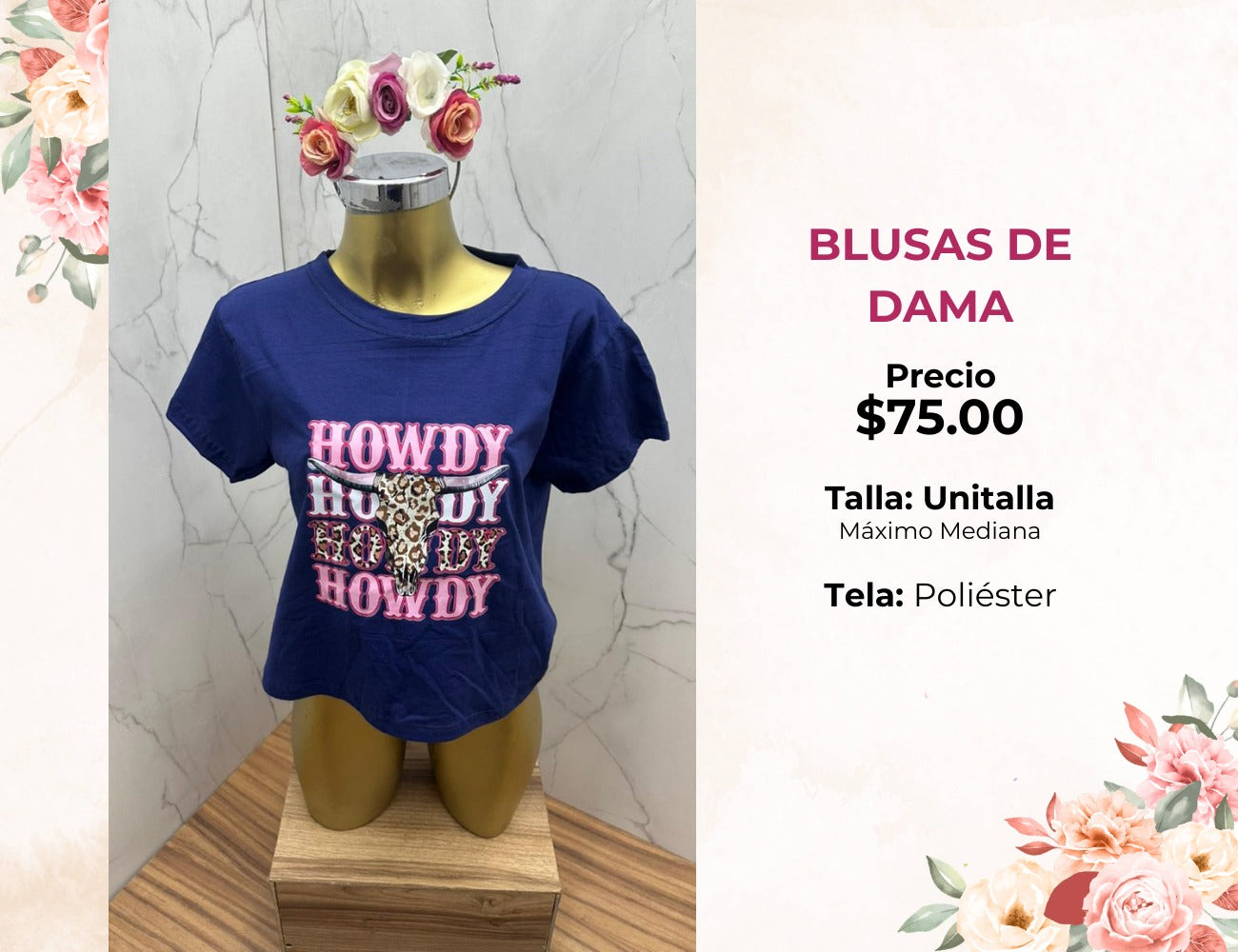 BLUSAS DE DAMA (B75)