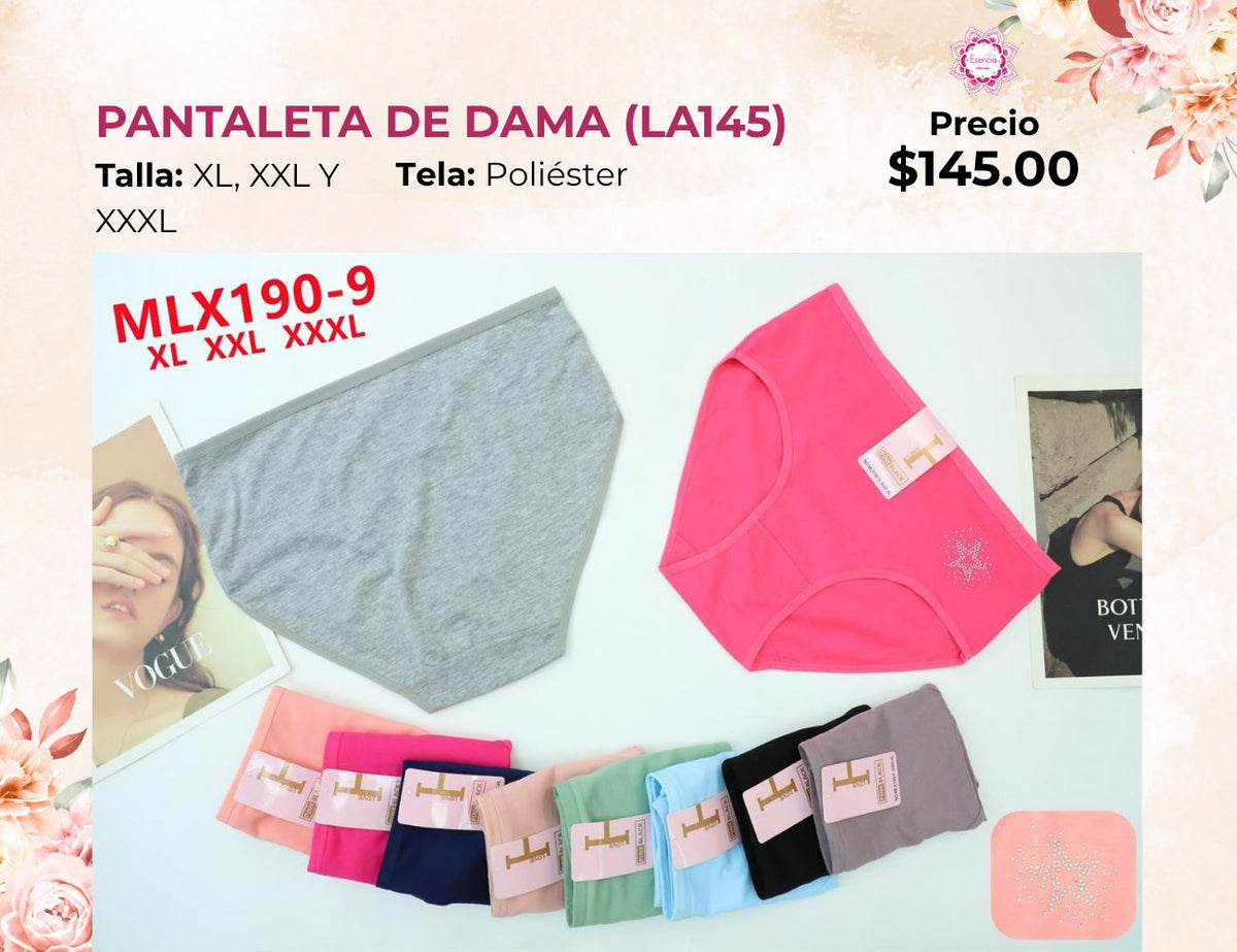 PANTALETA DE DAMA EXTRA (LA145)