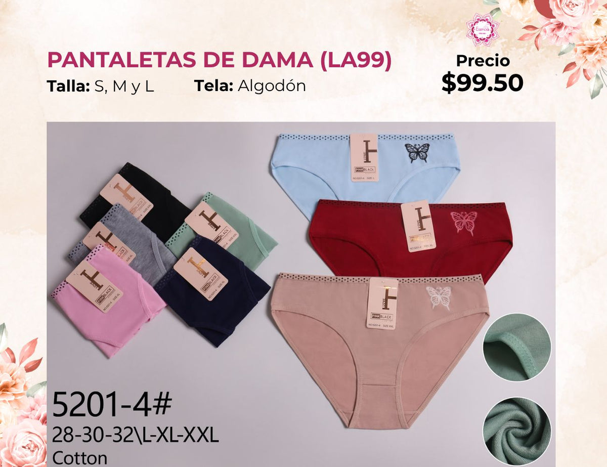 PANTALETAS PARA DAMA (LA99)
