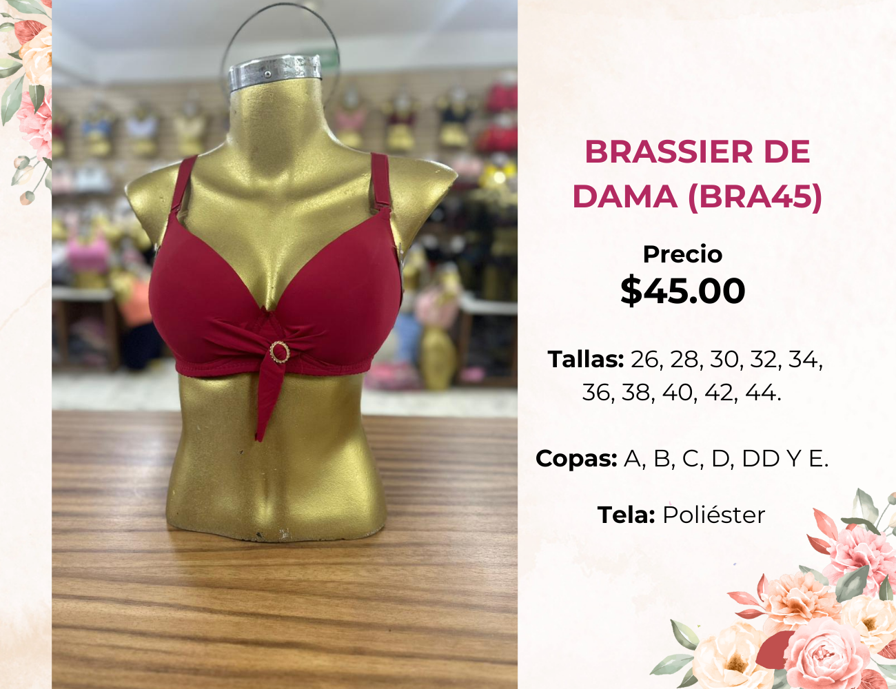 BRASIER DE DAMA (BRA45)