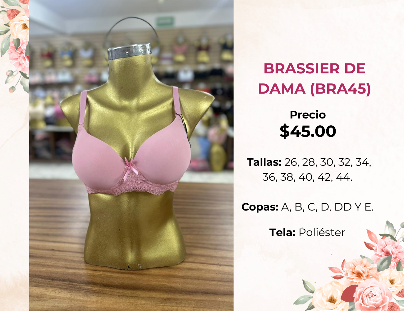 BRASIER DE DAMA (BRA45)