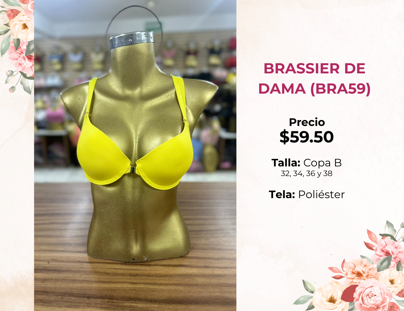 BRASIER DE DAMA (BRA59)