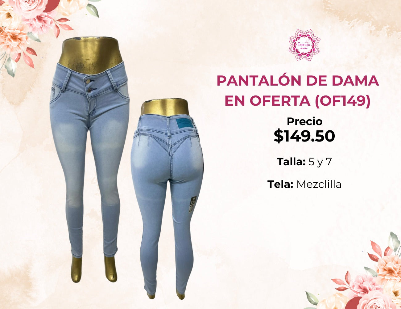 PANTALONES DE DAMA OFERTA (OF149)