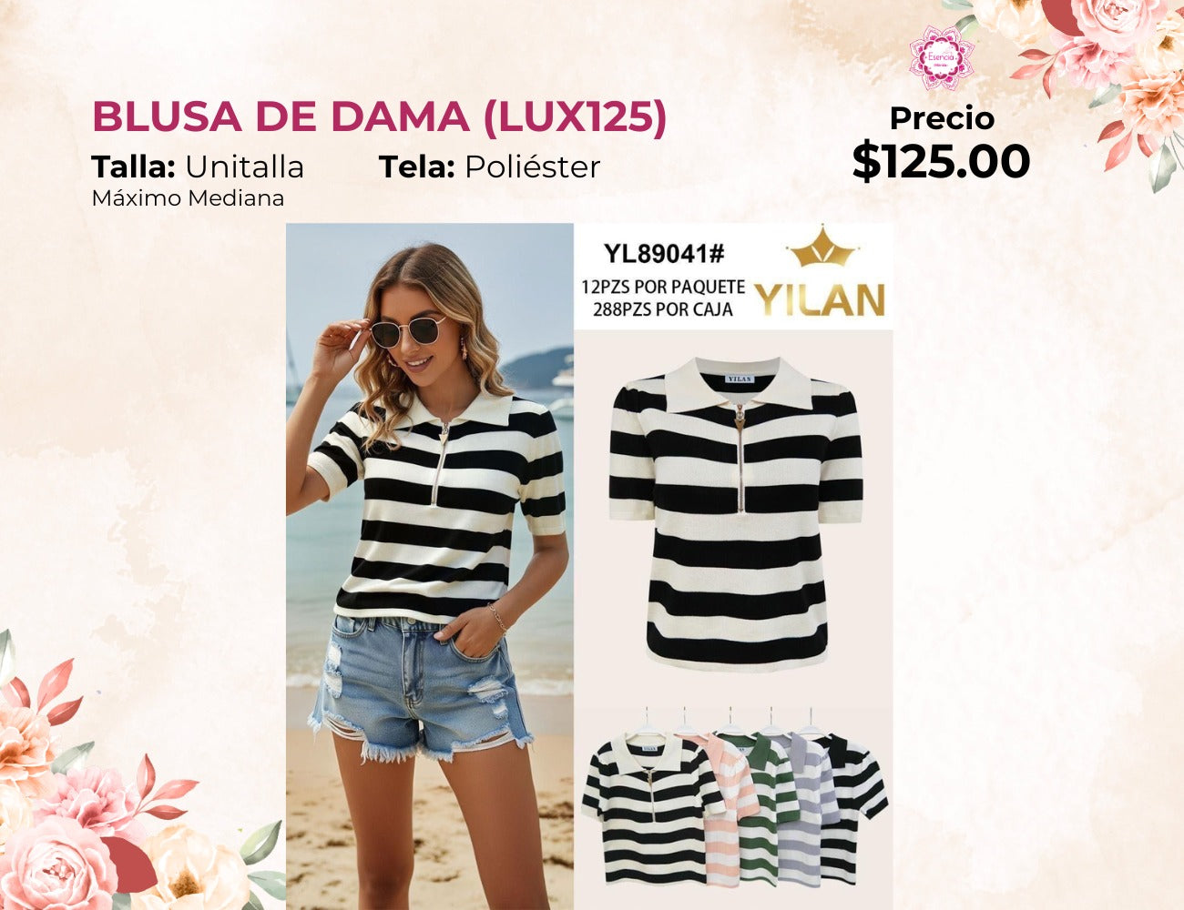 BLUSAS DE DAMA PREMIUM (LUX125)