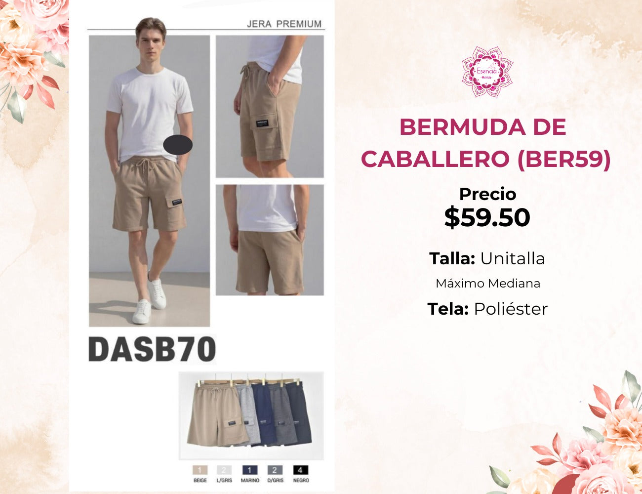 BERMUDAS DE CABALLERO (BER59)