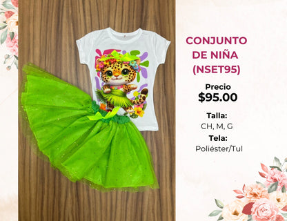CONJUNTO DE NIÑA CON TUTÚ (NSET95)